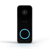 Wyze Video Doorbell v2, Wired, 2K Video, Two-Way Audio, Color Night Vision, Compatible with Alexa & Google Assistant, Black (Renewed)