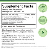 Citrus Bergamot Supplement, 1000mg, 60 Capsules - Supports Healthy Cholesterol & Triglyceride Levels - 1,000mg Servings (Bergamonte Standardization) by Double Wood