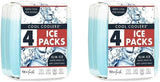 Cool Coolers by Fit + Fresh, Reusable & Long-Lasting Slim Ice Packs, Cold Packs for Lunch Boxes, Ice Packs for Lunch Bags