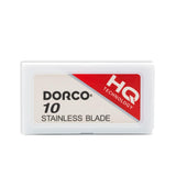 Dorco ST301 Platinum Double Edge Razor Blades - 1000 Blades (100 Packs of 10) | 1 Case