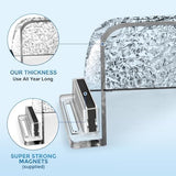 9”-15.5” Adjustable Magnetic Air Deflector with Unique Surface for Sidewall, Ceiling Registers and Vents (4 Pack)