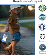 Kids Camping Essentials – Fox LED Kids Lantern and Rechargeable Kids Headlamp Set | Multiple Purposes Kids Nightlight/Flashlight Toys – Great Holiday, Halloween N Birthday Gifts for Toddlers and Kids