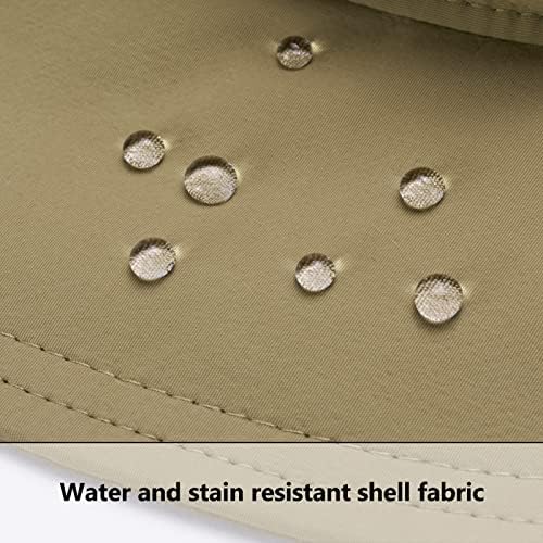 BASSDASH UPF 50+ Sun Fishing Hat Water Resistant with Detachable Neck Flap