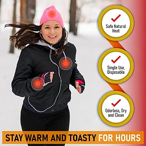 Hand, Toe, & XL Body and Hand Warmers - Variety Pack, 10 Pairs Hand Warmers, 10 Pairs Toe Warmers with Adhesive, 10 XL Hand & Body Warmers - Air Activated - Odorless Hot Hand - Sport Temp