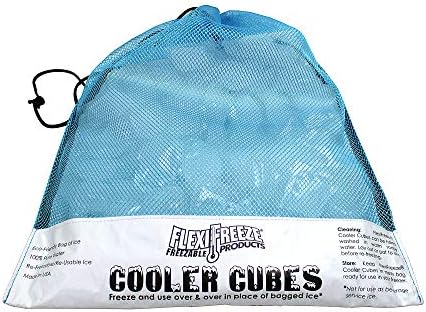 Cooler Cubes 5 lb Bag of Ice - Refreezable Reusable Ice Cubes