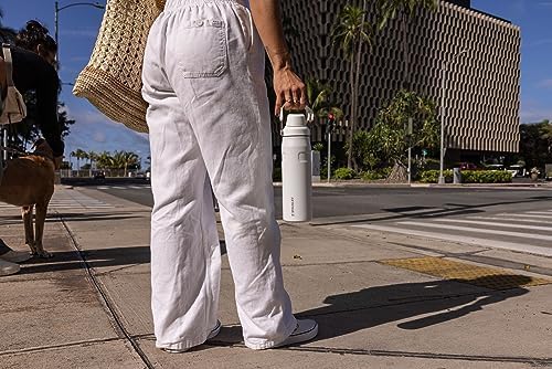 Stanley IceFlow Fast Flow Water Bottle | Angled Spout Lid | Lightweight & Leakproof for Travel & Sports | Insulated Stainless Steel | BPA-Free