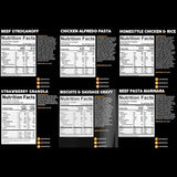 Peak Refuel Bucket + Spork | 100% Real Meat | Premium Freeze-Dried Meals for Backpacking, Camping & Survival | 24 Servings | MRE Emergency Food