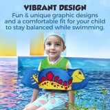 Body Glove Paddle Pals Learn to Swim Coast Guard Approved Kids Life Jacket PFD