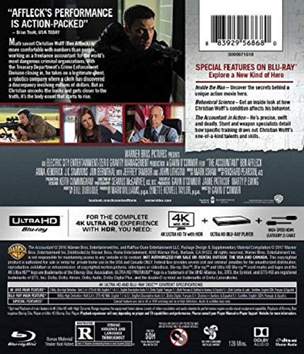 The Accountant (4K Ultra HD) [4K UHD]