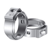 LOKMAN 50 Pack 3/4 Inch PEX Cinch Clamps, Stainless Steel Cinch Crimp Rings Pinch Clamps for PEX Tubing Pipe Fitting Connections (3/4 Inch)