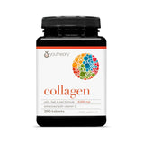 Youtheory Advanced Collagen - 6,000 mg Collagen with Vitamin C - for Hair, Skin & Nails* - Supplements for Women & Men - 290 Tablets