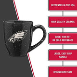 Rico Industries NFL Football 16 oz Team Color Laser Engraved Speckled Ceramic Coffee Mug