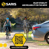 Saris Guardian Trunk Bike Rack – No-Hitch Bicycle Carrier for Car, Sedan, Hatchback, SUV, Van, – Foldable Steel Mount – Easy Installation, American-Made, Fits Up to 3 Bikes (35 lbs Each)