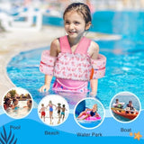 MoKo Toddler Swim Vest for Kids, 20-66 lbs, Arm Floaties with Adjustable Straps, Nylon Material, Swim Vest for Toddlers Learning to Swim