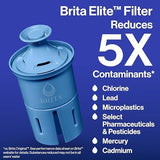 Brita Water Dispenser, UltraMax Elite Filter, Removes 99% of Lead, Includes 1 Filter, 27-Cup Capacity, Black