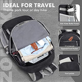 ZOMAKE Lightweight Packable Backpack 30L, Foldable Hiking Backpacks Water Resistant Compact Folding Daypack for Travel(Black)