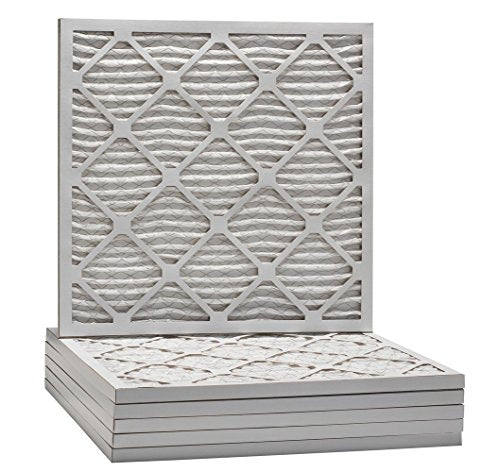 Aerostar 16x16x1 MERV 8 - 6 Count - Pleated HVAC, Furnace & Air Conditioner Filters - Removes Dust, Lint, Mold & Allergy-Causing Pollen