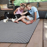 Beach Blanket Extra Large Picnic Mat Sand Free Waterproof Camping Blanket Easy Fold Carry Portable Travel Blanket Play Mat for Outdoor Indoor Hiking Festival BBQ Park Grass Lawn