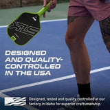 Selkirk Sport SLK Halo Raw Carbon Fiber Pickleball Paddle | Designed in The USA | Choose from The T700 Raw Carbon Fiber Power, The 18k Ultraweave Control, or The Kevlar Linkweave Thermoformed Pro