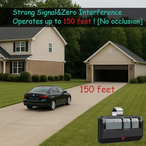 3 Replacement for Liftmaster Chamberlain Sears Craftsman 893MAX Garage Door Opener Remote 3 Pack