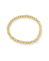 Kendra Scott Mini Elaina Stretch Bracelet in Iridescent Drusy, 14k Gold-Plated Brass, Fashion Jewelry for Women