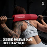 Gymreapers Barbell Squat Pad - Protective Bridge Pad for Hip Thrust, Squats, Lunges - Hip Support, Neck Protection for Bar