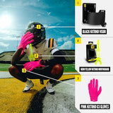 Nxtrnd Two Football Mouth Guard, Football Mouthpiece with Strap, Fits Adult & Youth (Neon Yellow)