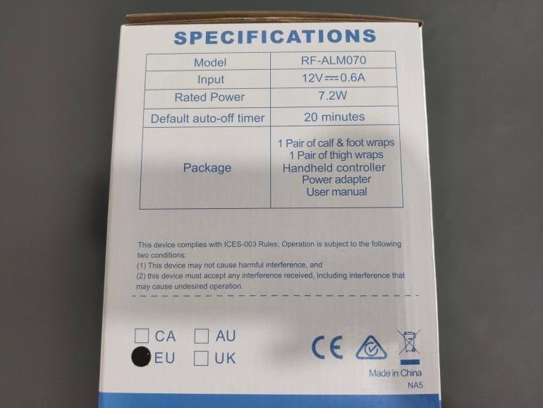 RENPHO Leg Massager FSA HSA Eligible, Air Compression Massager for Circulation Pain Relief, Effective for Father Mother Reduce Swelling-Grey