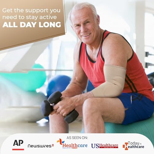 DR. BRACE® Elite Elbow Brace Support, Breathable Elbow Compression Sleeve with Gel Pad for Golfer's, Tennis Elbow & Tendonitis Treatment & Pain Relief 2024