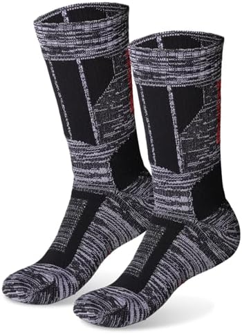Jspupifip Unisex Waterproof Socks Water Resistant Socks Waterproof Breathable Hiking Wading Skiing Fishing Sock for Men Women