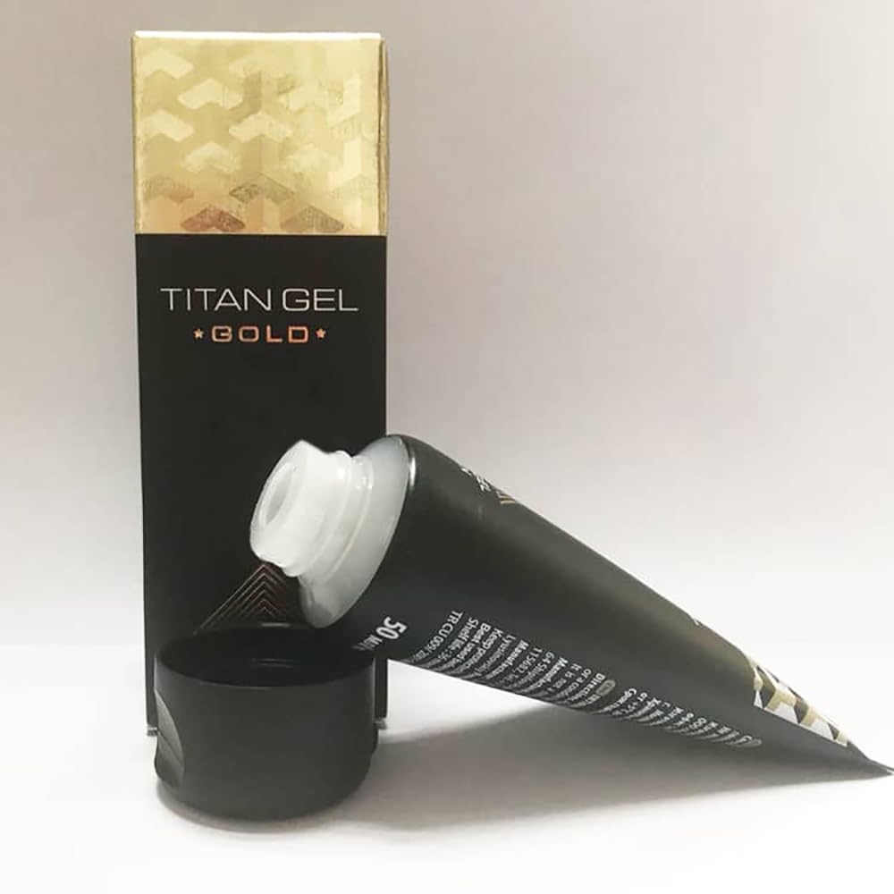 Titan Gel Gold for Men Original. Male Natural Massage Cream, 50ml