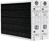 Lennox Healthy Climate Lennox X6672 16x25x5 Healthy Climate Carbon-Clean MERV 16 Filter Bundle with Same Day Supply Filter Change Reminder Magnet (2-Pack) 2 Count (Pack of 1)