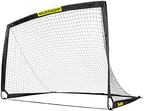 Franklin Sports Blackhawk Backyard Soccer Goal - Portable Pop Up Soccer Nets - Youth + Adult Folding Indoor + Outdoor Goals - Multiple Sizes + Colors - Perfect for Games + Practice