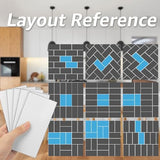 Art3d 102-Piece Peel and Stick Wall Tile for Kitchen Backsplash, Bathroom, Fireplace, 3in. × 6in. Stick on Subway Tile, Glossy White