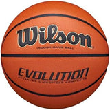 WILSON Evolution Indoor Game Basketballs - Size 5, Size 6 and Size 7