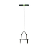 Yard Butler Manual Lawn Coring Aerator, ID-6C - Lawn Care Tool for Aerating - Long-Handled - Power-Coated Steel Construction - Comfortable Cushioned Handles Garden Tool - Easy to Use