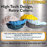 Bulletproof: World’s Thinnest Most Breathable Mouthguard is 3X Stronger! MMA Football Basketball Hockey Lacrosse Rugby BJJ Boxing Sports Mouth Guard Grinding Teeth. Men Women Adult Youth Kids Braces