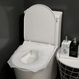 Greenour Disposable Toilet Seat Cover Flushable and Biodegradable Paper Toilet Seat Cover for Adults and Kids, Great for Hotel, Business and Commercial-4 Packs of 250