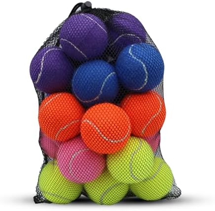 Tennis Balls, 20 Pack Training Tennis Balls,High Elasticity Practice Tennis for Beginner, Exercise Playing Balls for Pet Dog