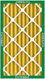 Filterbuy 16x25x4 Air Filter MERV 11 Allergen Defense (4-Pack), Pleated HVAC AC Furnace Air Filters Replacement (Actual Size: 15.50 x 24.50 x 3.63 Inches)