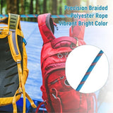 Arborist Rope Climbing Rope Arborist Rigging Rope 48 Strands Tree Rope 1/2 Inch Rope for Climbing Tree Swing Pulling Sailing