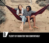 Bear Butt 2 Person Portable Hammock - Backpacking to Camping - Double Hammock for Travel & Outdoor