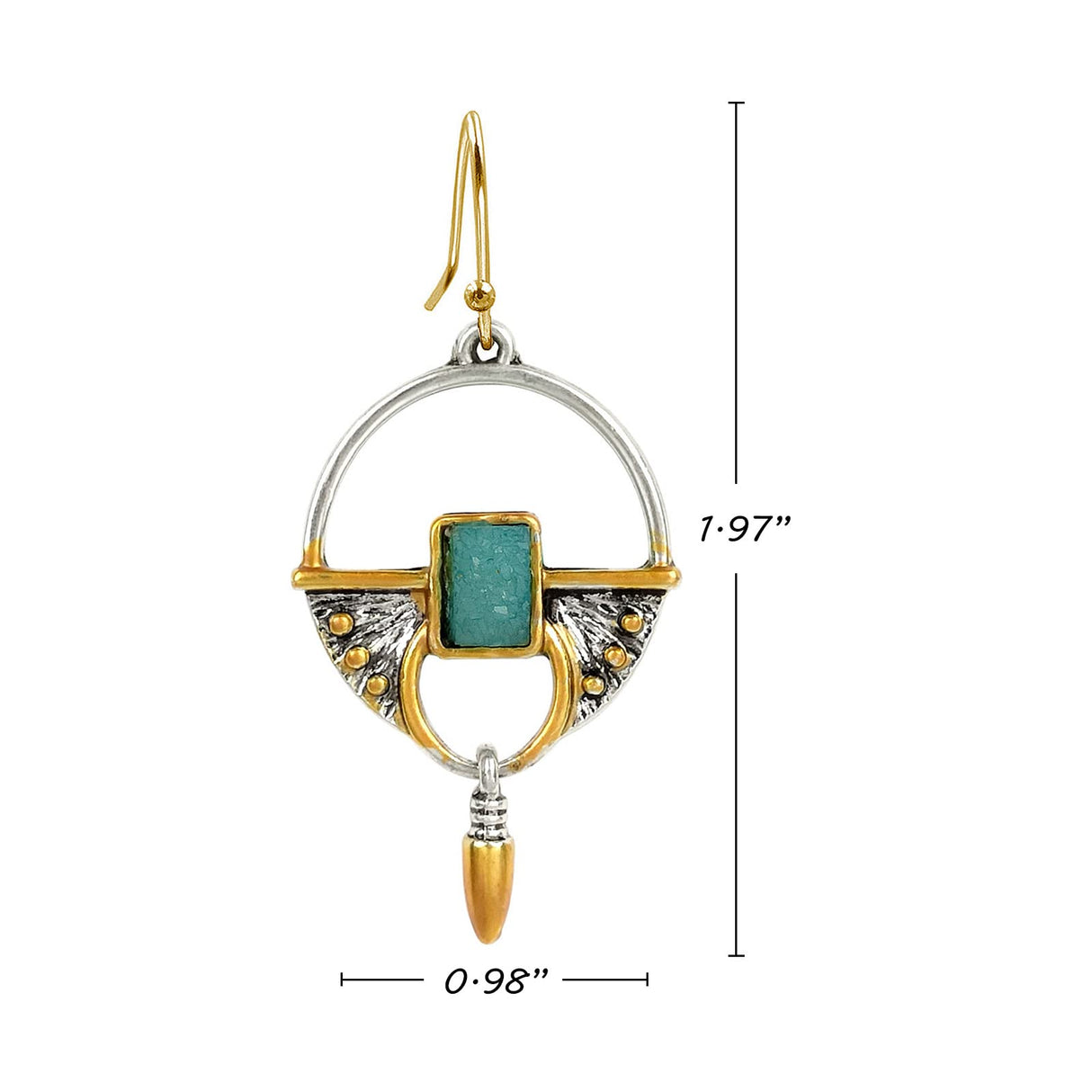 JA.S.JR Vintage Boho Earrings 14K Gold Plated Drop Dangle Earrings for Women