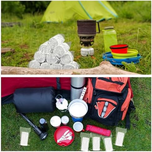 Soft Toilet Paper Rolls Packable Camp Toilet Tissue Soft Travel Toilet Paper Coreless Travel Size Toilet Paper for Camping Hiking Outdoors