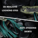 TRUSCEND Swimmax for Freshwater and Saltwater, Lifelike Fishing Lures for Bass Trout Crappie Walleye Pike Bluegill Salmon, Swimbait for Bass Fishing, Amazing Fishing Gear Gifts for Family Fishing