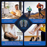 EMS Foot Massager Mat -Foot Massager Pad for Pain Plantar Relief, Muscle Relaxation, Foldable Legs & Feet Massager Pad with 8 Modes, 19 Levels