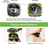 LE 1000LM Battery Powered LED Camping Lantern, Waterproof Tent Light with 4 Light Modes, Camping Essentials, Portable Lantern Flashlight for Camping, Emergency Light, Power Outages, Not Rechargeable