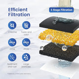Waterspecialist Filter Replacement for All Waterdrop® Pitcher Filtration System, Fits Waterdrop WD-PF-01A Plus, Reduces PFOA/PFOS, Chlorine, Last Up to 3 Months or 200 Gallons (Pack of 2)