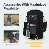 One Gallon Water Bottle Insulated with DIY Stickers, Triple Wall Vacuum Cold for 48 Hrs Leak-proof Non-BPA, 128oz Large Sports Stainless Steel Water Jug with Paracord Handle Straw Spout Lids