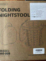 imodomio Retractable Portable Toilet Camping Toilet - Adjustable Height Camp Toilet Portable Potty for Camping, Car, Travel, Boat, Beach, Tent and Emergency Use